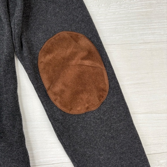 LRL Women's Long Sleeve Shirt with Suede Elbow Black Size Large - Picture 11 of 13